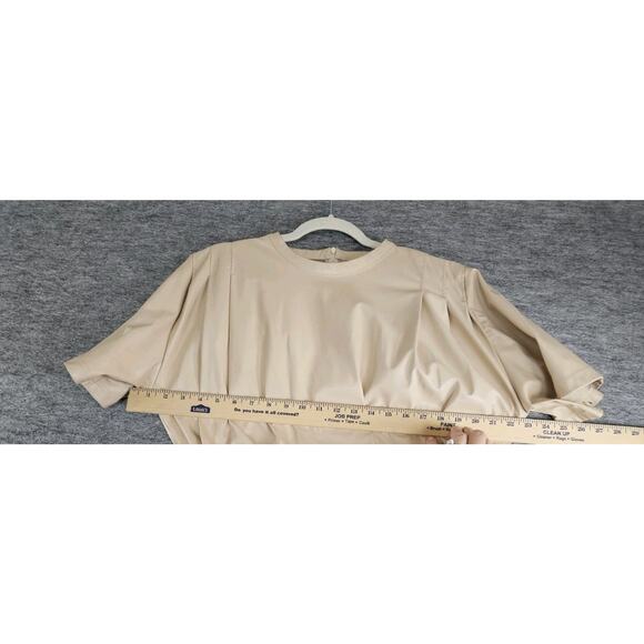 Isabel Marant Étoile Balesi Asymmetric Hem Faux Leather 10 US - Picture 10 of 16